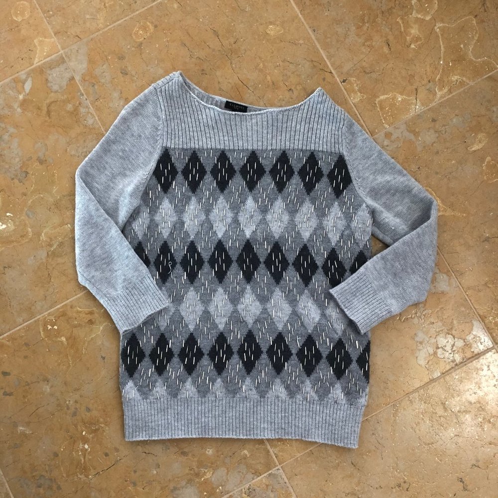 Talbots Argyle Sweater